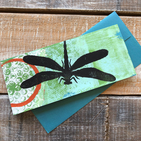 Dragonfly Notecard by Pam Spielberg