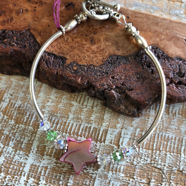 Children's Pink Star Bracelet