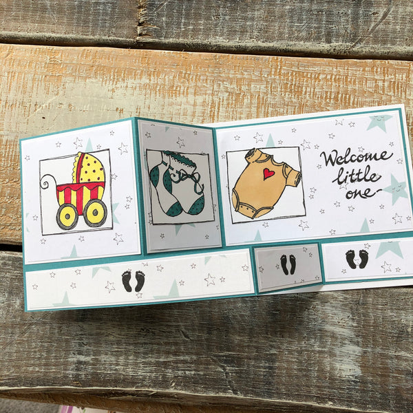 Baby Welcome Greeting Cards by Wendy Aldrich
