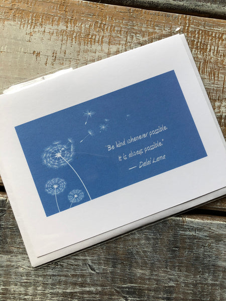 Blue Dragonfly Greeting Card