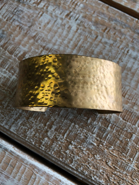 Hammered Copper Cuff Bracelet
