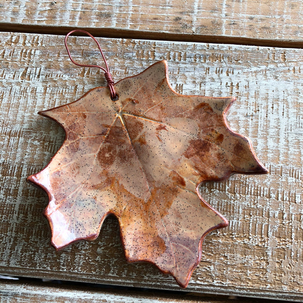 Leaf Imprint Ornaments