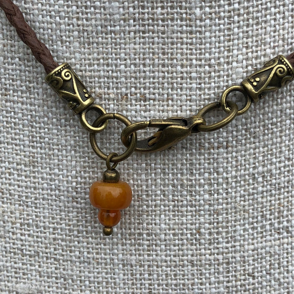 Vintage Antique Buddha Amulet Necklace
