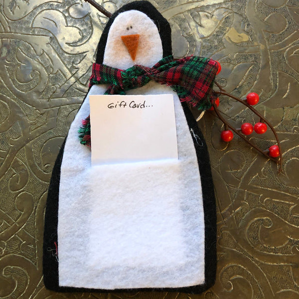 Handcrafted Gift Card Holder and Ornament