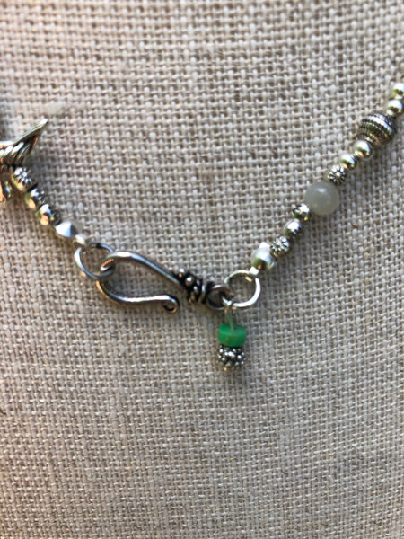 Silver and Karen Hill Tribe Bead Necklace