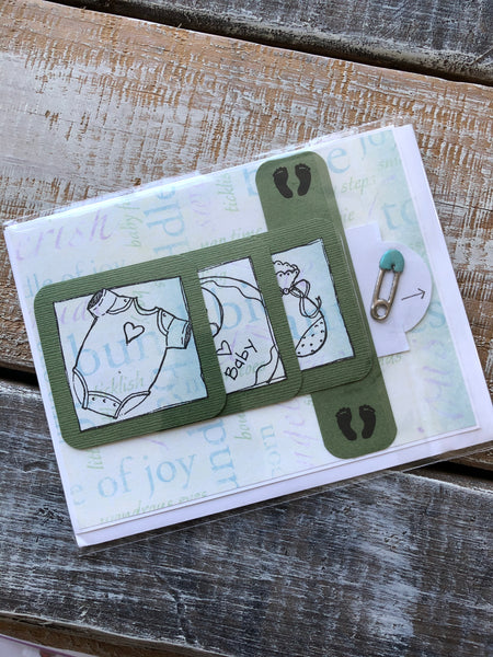 Baby Welcome Greeting Card by Wendy Aldrich